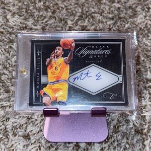 2011 MONTA ELLIS /39 Panini Black & Blue Box Signatures Golden State Warriors